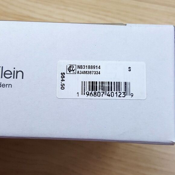 CALVIN KLEIN Boxer Brief Mens Small Gray Plum Tan 3-Pack Ultra Soft Modern Logo - Picture 5 of 6